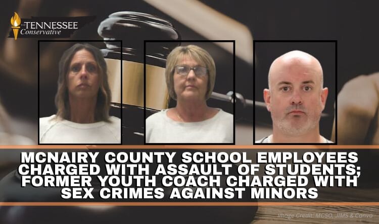 McNairy County School Employees Charged With Assault of Students; Former Youth Coach Charged With Sex Crimes Against Minors