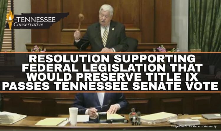 Resolution Supporting Federal Legislation That Would Preserve Title IX Passes Tennessee Senate Vote