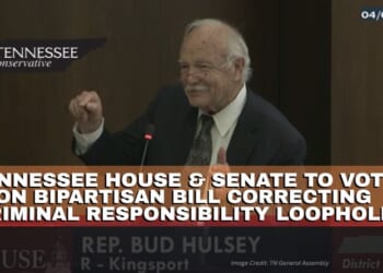 Tennessee House & Senate To Vote On Bipartisan Bill Correcting Criminal Responsibility Loophole