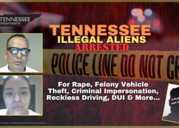 Tennessee Illegal Aliens Tennessee Illegal Aliens Arrested For Rape, Felony Vehicle Theft, Criminal Impersonation, Reckless Driving, DUI & More…
