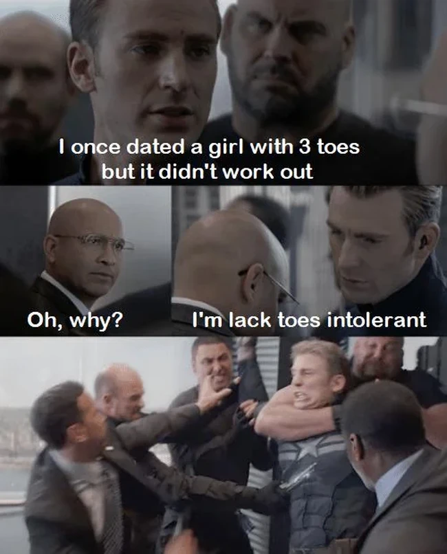 toes