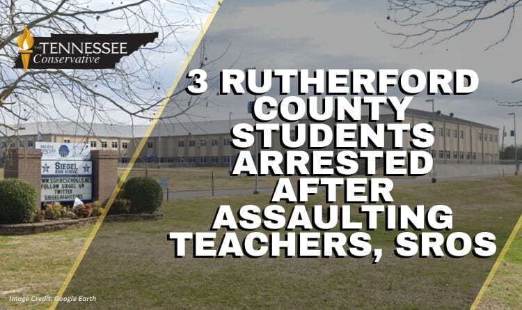 3 Rutherford County Students Arrested After Assaulting Teachers, SROs
