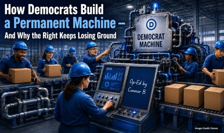 How Democrats Build A Permanent Machine—And Why The Right Keeps Losing Ground (Op-Ed By Connor B.)