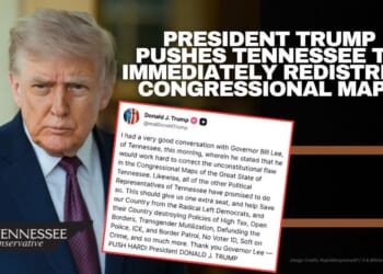 President Trump Pushes Tennessee To Immediately Redistrict Congressional Maps