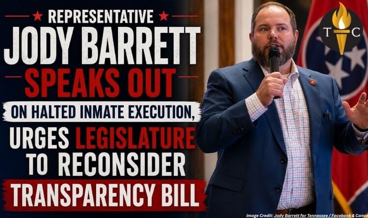 Representative Jody Barrett Speaks Out On Halted Inmate Execution, Urges Legislature To Reconsider Transparency Bill