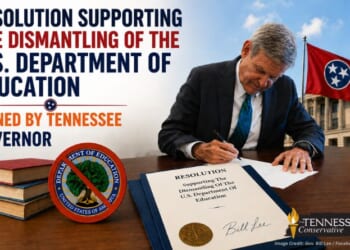 Resolution Supporting The Dismantling Of The U.S. Department Of Education Signed By Tennessee Governor