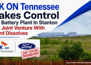 SK On Tennessee Takes Control Of Battery Plant In Stanton As Joint Venture With Ford Dissolves