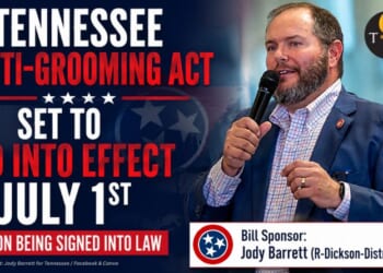 Tennessee Anti-Grooming Act Set To Go Into Effect July 1st Upon Being Signed Into Law