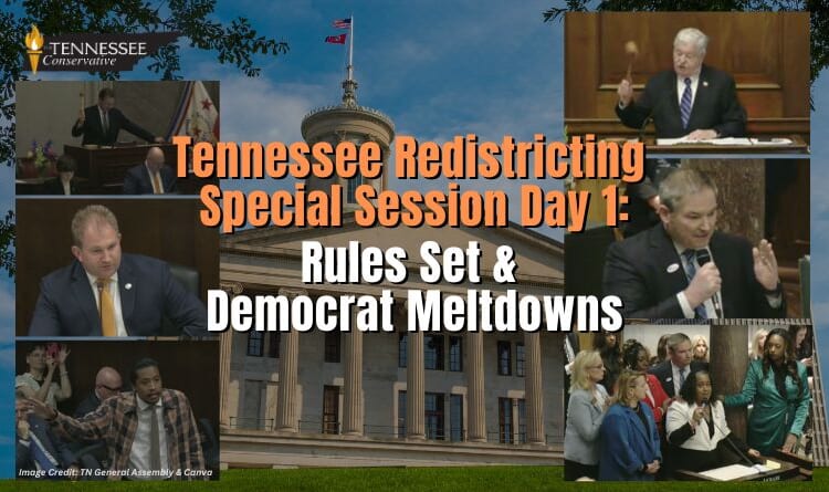 Tennessee Redistricting Special Session Day 1: Rules Set & Democrat Meltdowns