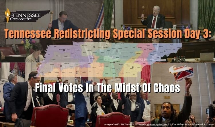 Tennessee Redistricting Special Session Day 3: Final Votes In The Midst Of Chaos