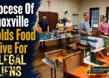 Diocese Of Knoxville Holds Food Drive For Illegal Aliens