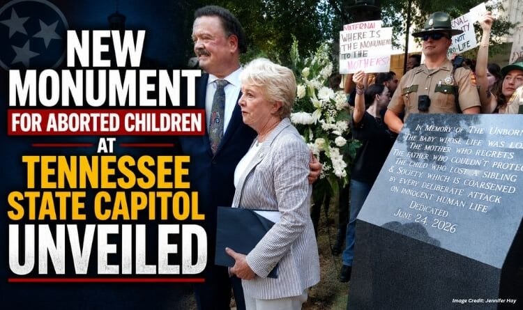 New Monument For Aborted Children At Tennessee State Capitol Unveiled