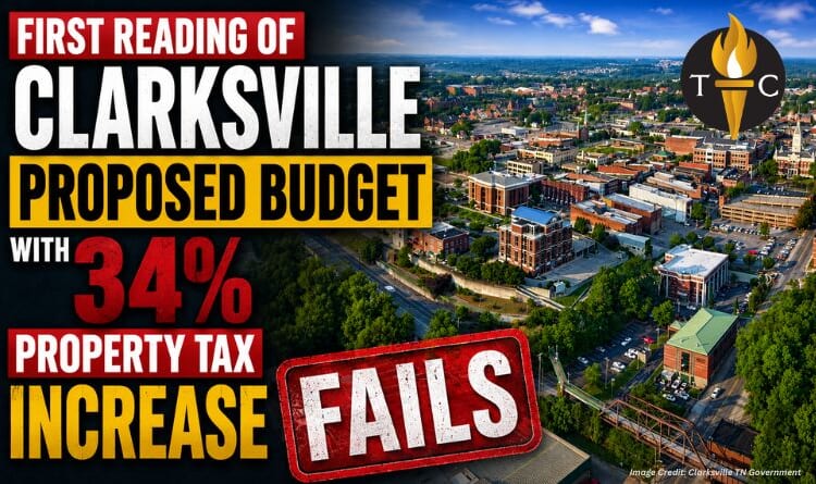 First Reading Of Clarksville Proposed Budget With 34% Property Tax Increase Fails