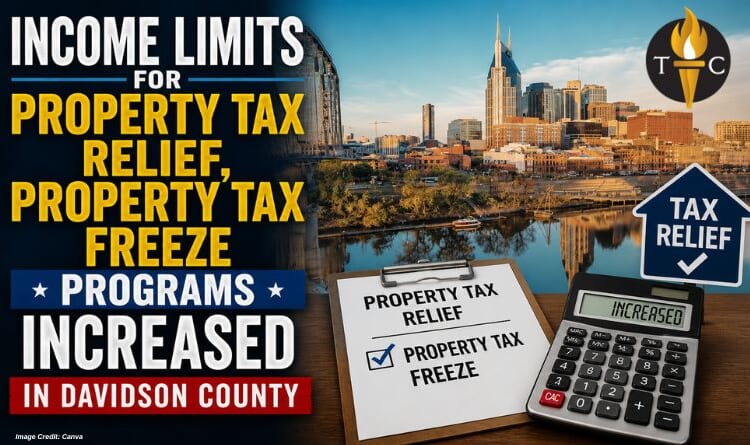 Income Limits For Property Tax Relief, Property Tax Freeze Programs Increased in Davidson County