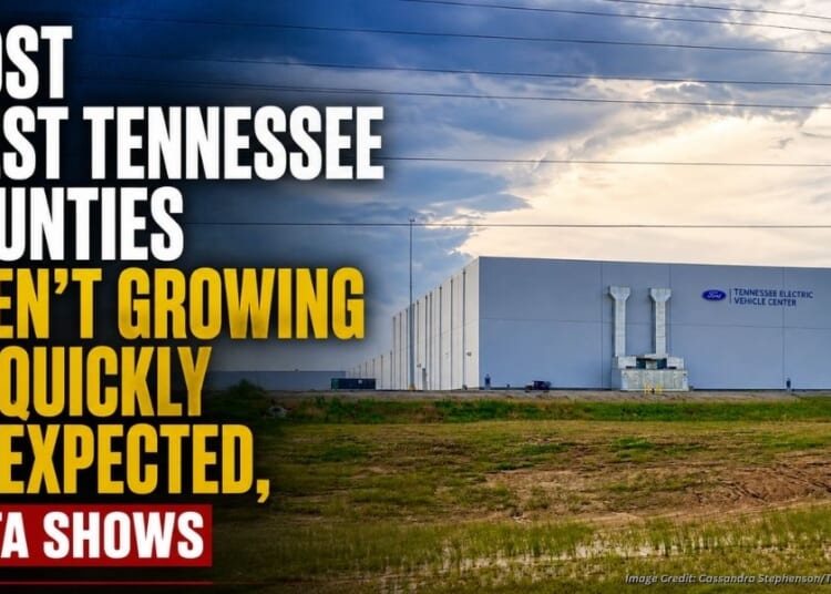 Most West Tennessee Counties Aren’t Growing As Quickly As Expected, Data Shows