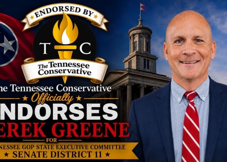 The Tennessee Conservative Officially Endorses Derek Greene For Tennessee GOP State Executive Committee - Senate District 1