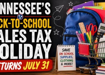 Tennessee's Back-To-School Sales Tax Holiday Returns July 31