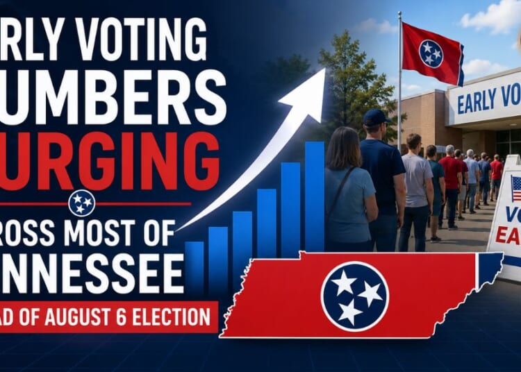 Early Voting Numbers Surging Across Most Of Tennessee Ahead Of August 6 Election