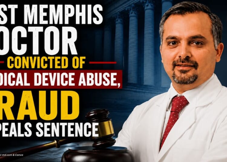 East Memphis Doctor Convicted Of Medical Device Abuse, Fraud Appeals Sentence
