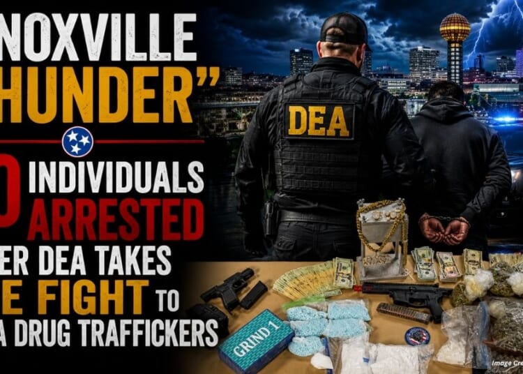 “Knoxville Thunder” - 70 Individuals Arrested After DEA Takes The Fight To Area Drug Traffickers