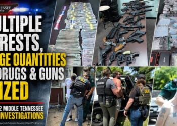 Multiple Arrests, Large Quantities Of Drugs & Guns Seized During 2 Middle Tennessee Drug Investigations