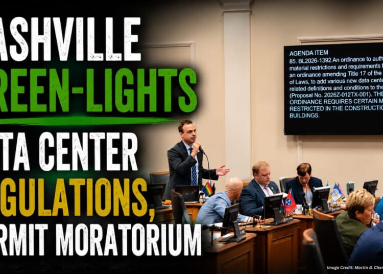 Nashville Green-Lights Data Center Regulations, Permit Moratorium