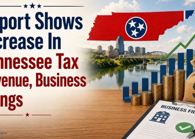 Report Shows Increase In Tennessee Tax Revenue, Business Filings