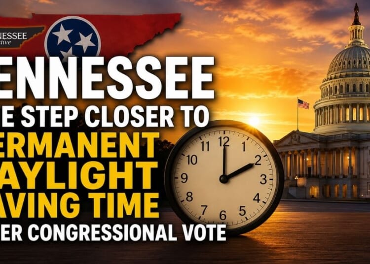 Tennessee One Step Closer To Permanent Daylight Saving Time After Congressional Vote