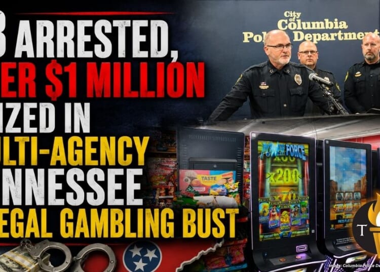 13 Arrested, Over $1 Million Seized In Multi-Agency Tennessee Illegal Gambling Bust