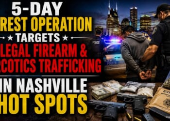 5-Day Arrest Operation Targets Illegal Firearm & Narcotics Trafficking In Nashville Hot Spots