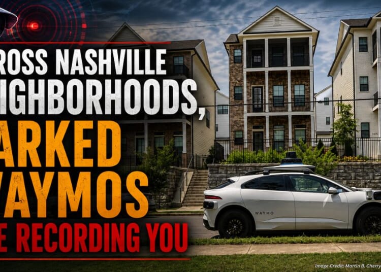 Across Nashville Neighborhoods, Parked Waymos Are Recording You