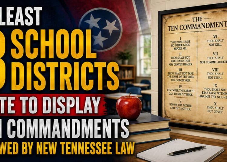 At Least 3 School Districts Vote To Display Ten Commandments Allowed By New Tennessee Law