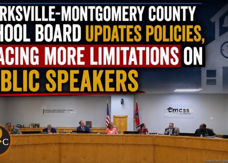Clarksville-Montgomery County School Board Updates Policies, Placing More Limitations On Public Speakers