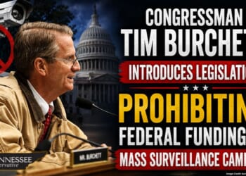 Congressman Tim Burchett Introduces Legislation Prohibiting Federal Funding Of Mass Surveillance Cameras