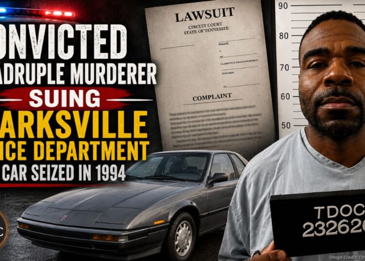 Convicted Quadruple Murderer Suing Clarksville Police Department Over Car Seized In 1994