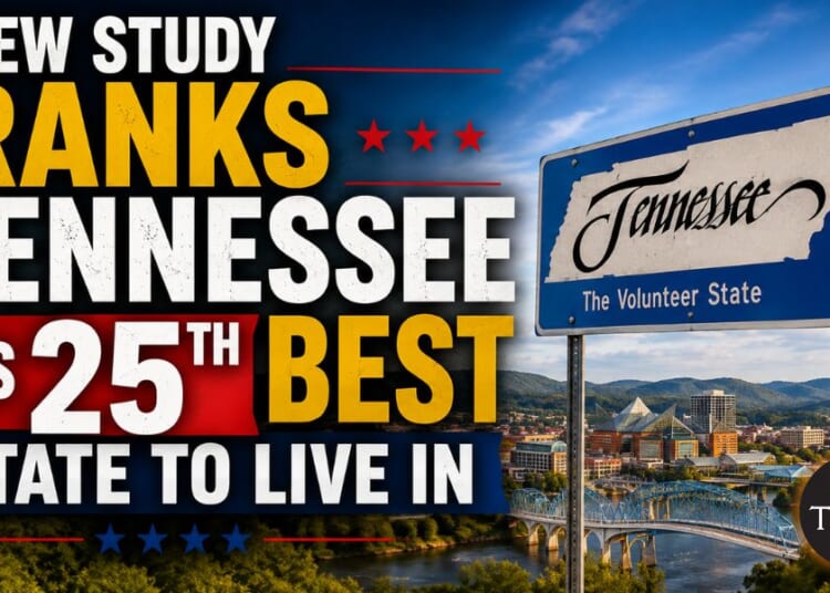 New Study Ranks Tennessee As 25th Best State To Live In