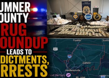 Sumner County Drug Roundup Leads To Indictments, Arrests