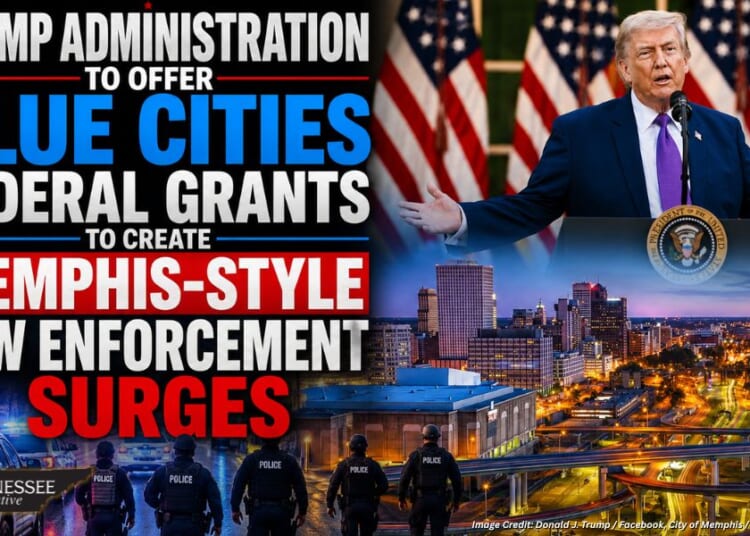 Trump Administration To Offer Blue Cities Federal Grants To Create Memphis-Style Law Enforcement Surges