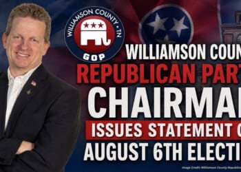Williamson County Republican Party Chairman Issues Statement On August 6th Election