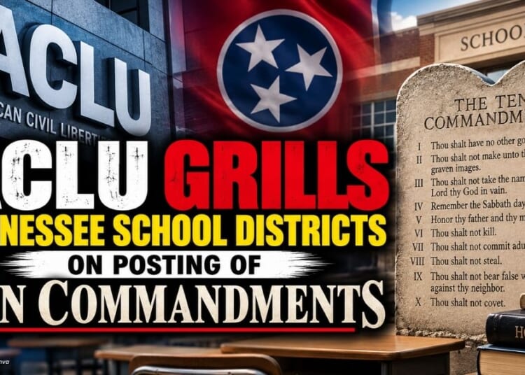 ACLU Grills Tennessee School Districts On Posting Of Ten Commandments