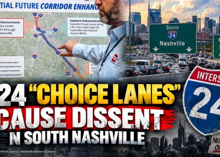 I-24 “Choice Lanes” Cause Dissent In South Nashville