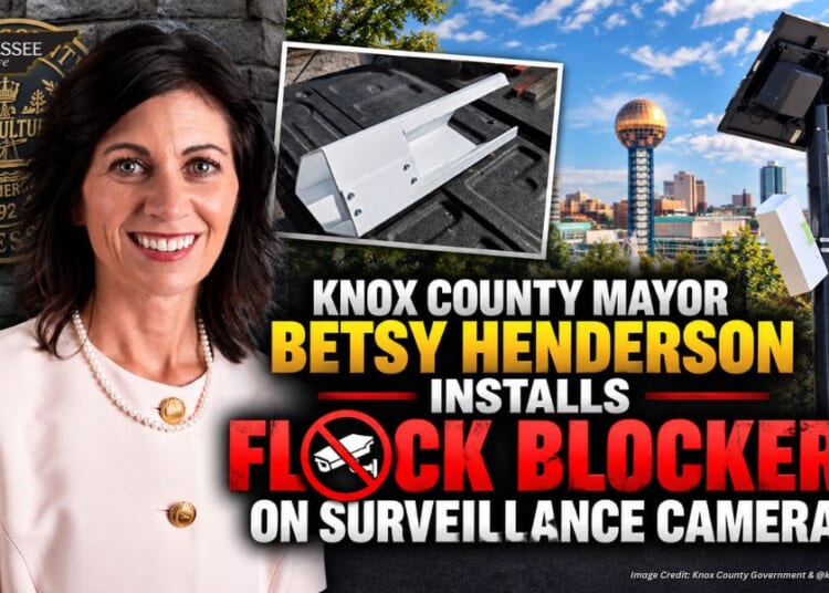 Knox County Mayor Betsy Henderson Installs Flock Blockers On Surveillance Cameras