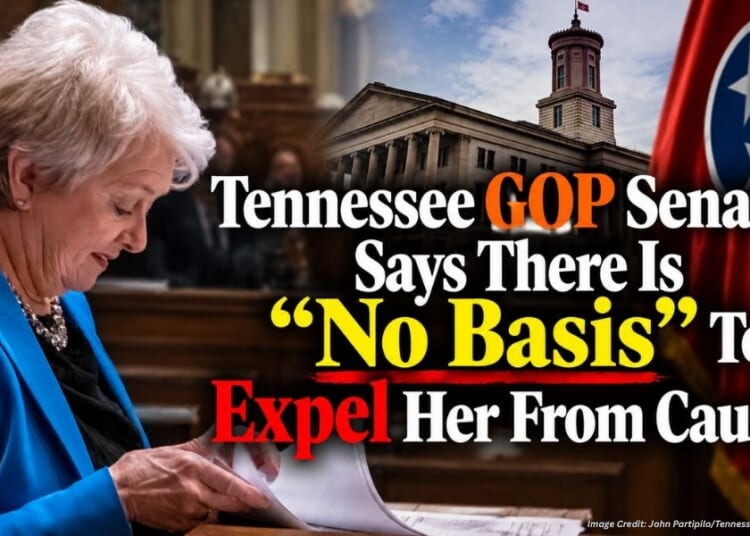 Tennessee GOP Senator Says There Is “No Basis” To Expel Her From Caucus