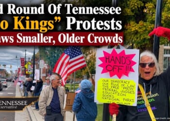 3rd Round Of Tennessee “No Kings” Protests Draws Smaller, Older Crowds