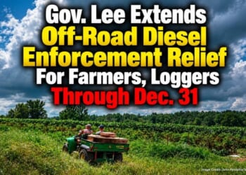 Gov. Lee Extends Off-Road Diesel Enforcement Relief For Farmers, Loggers Through Dec. 31