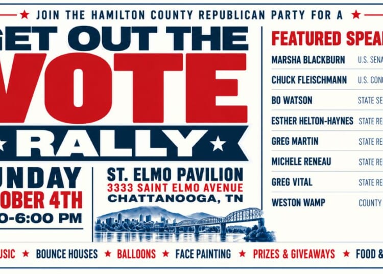 Join The Hamilton County GOP For A Get Out The Vote Rally This Sunday, Oct 4