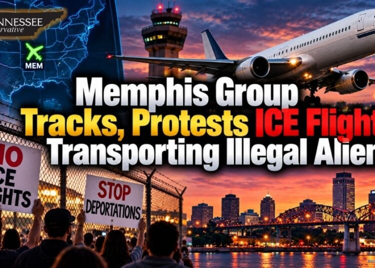 Memphis Group Tracks, Protests ICE Flights Transporting Illegal Aliens
