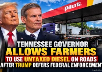 Tennessee Governor Allows Farmers To Use Untaxed Diesel On Roads After Trump Defers Federal Enforcement