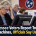 Tennessee Voters Report Troubles With Machines, Officials Say User Error