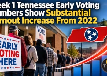 Week 1 Tennessee Early Voting Numbers Show Substantial Turnout Increase From 2022